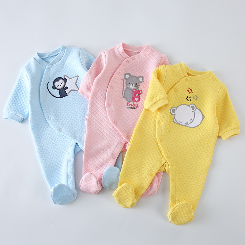 Baby Clothing Outlet - Детские хлопковые комбинезоны-слипы для новорожденных, унисекс,