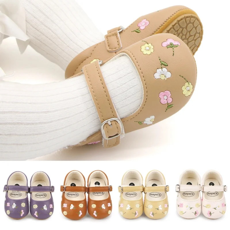 Baby Clothing Embroidery - Туфли Мэри Джейн на плоской подошве
