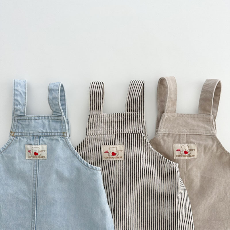 Baby Overall Denim - 2024, весна-лето, детские джинсы для мальчиков,