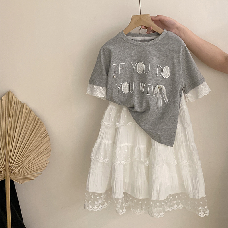 Baby Clothing Yarn - Костюм для девочек, новинка лета 2023,