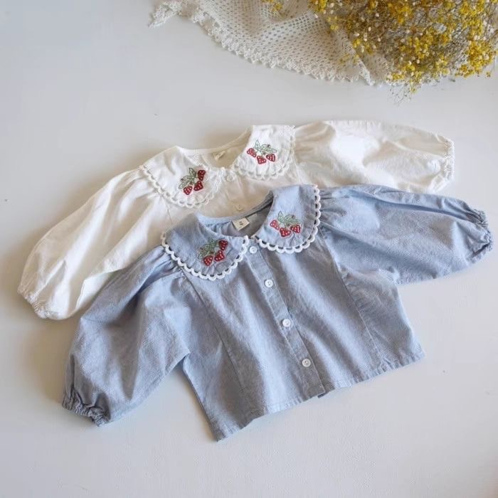 Baby Clothing Embroidery - Детские вышитые рубашки для девочек 2026