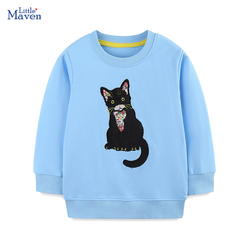 Baby Clothing Embroidery - Детские толстовки Little Maven для девочек,