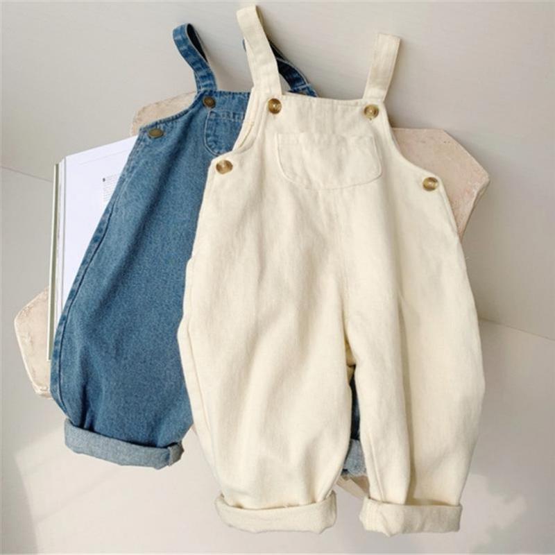 Baby Overall Denim - Комбинезон детский джинсовый, однотонный, Осенний