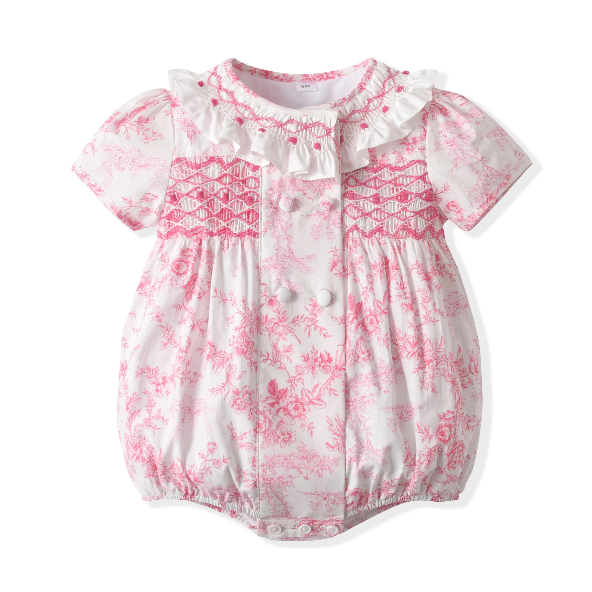 Baby Clothing Made In Usa - Летний комбинезон ручной работы с короткими
