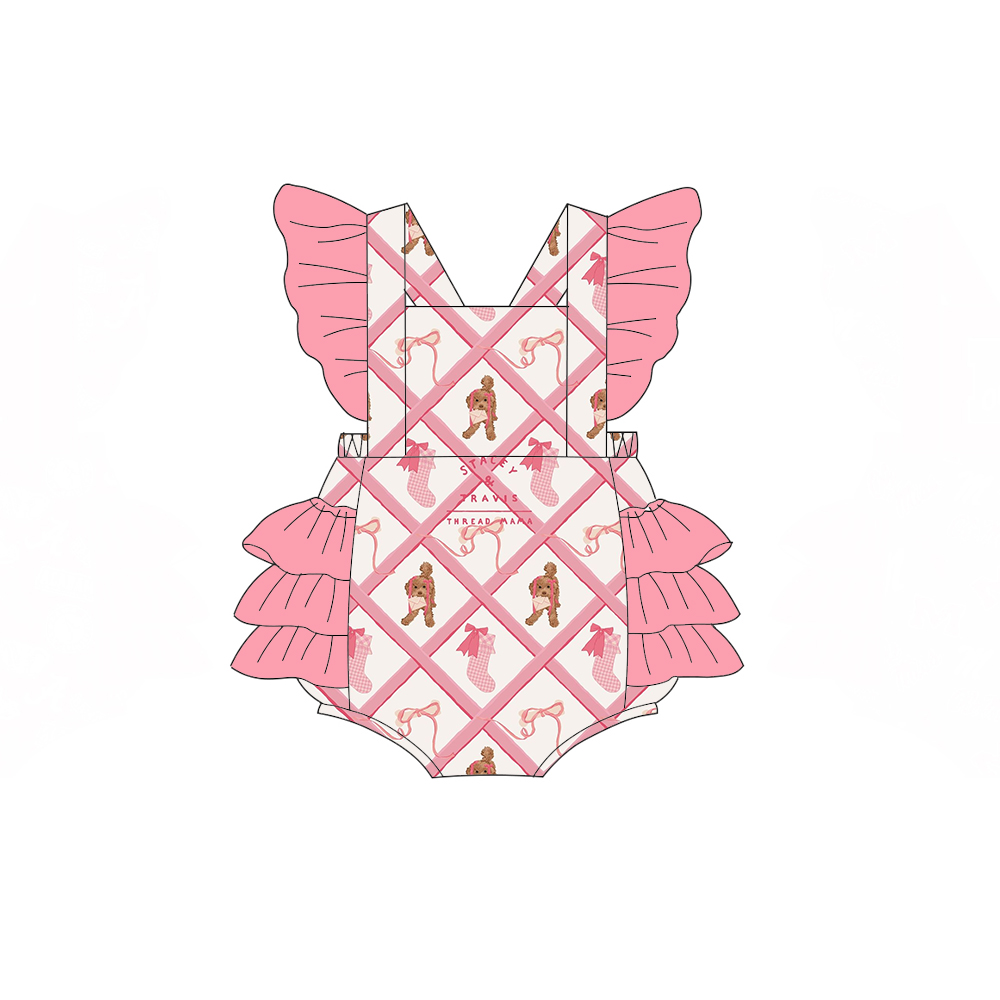 Baby Clothing Made In Usa - Детские боди-комбинезоны с трехслойными рюшами, фруктовыми