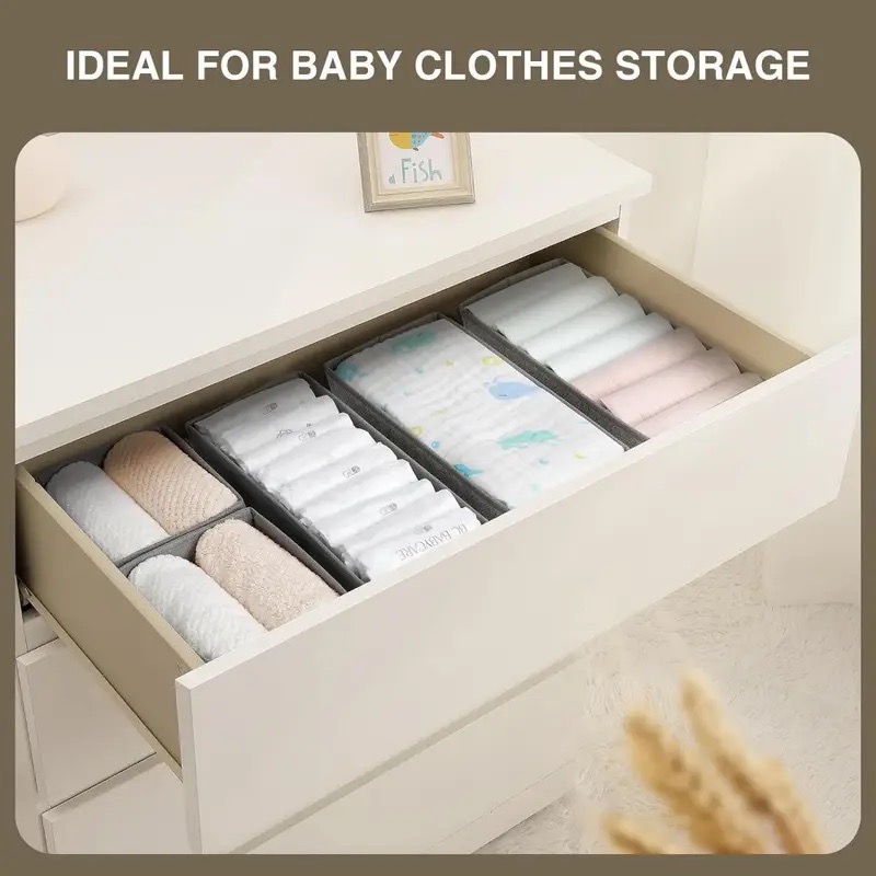 Набор из 4 складных органайзер – обзор и цена Baby Clothes Organiser