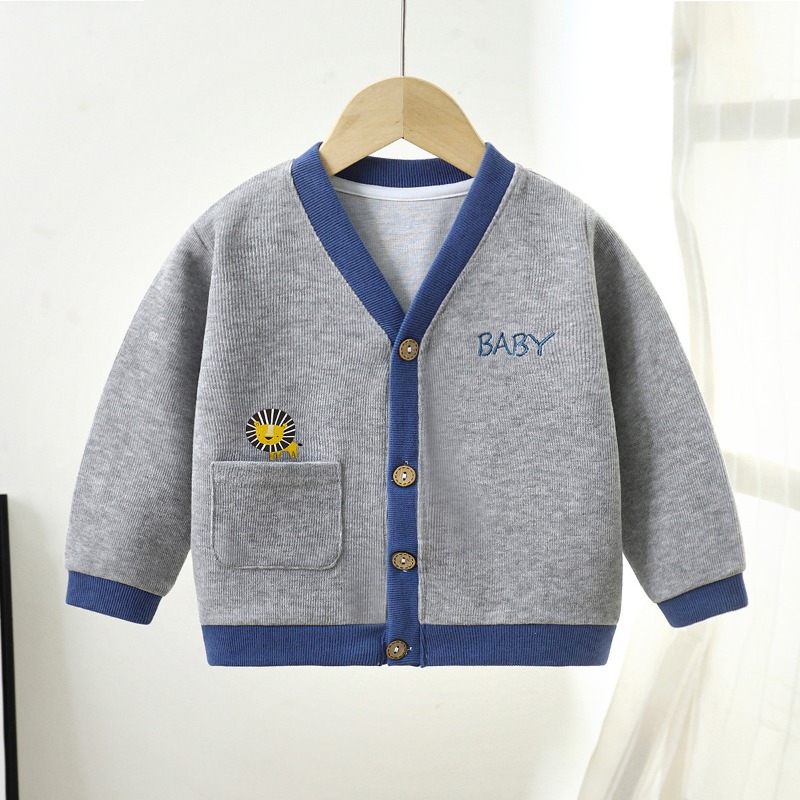 Новый осенне-зимний детский вя – обзор и цена Knit Cardigan Infant