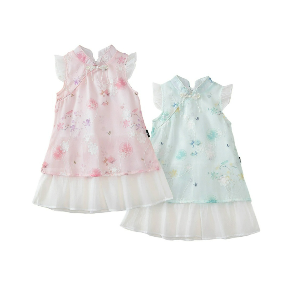 Новое летнее платье-ципао для  – обзор и цена Baby Clothing Yarn