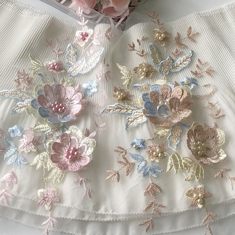 1 шт., кружевная нашивка, сетч – обзор и цена Baby Clothing Embroidery