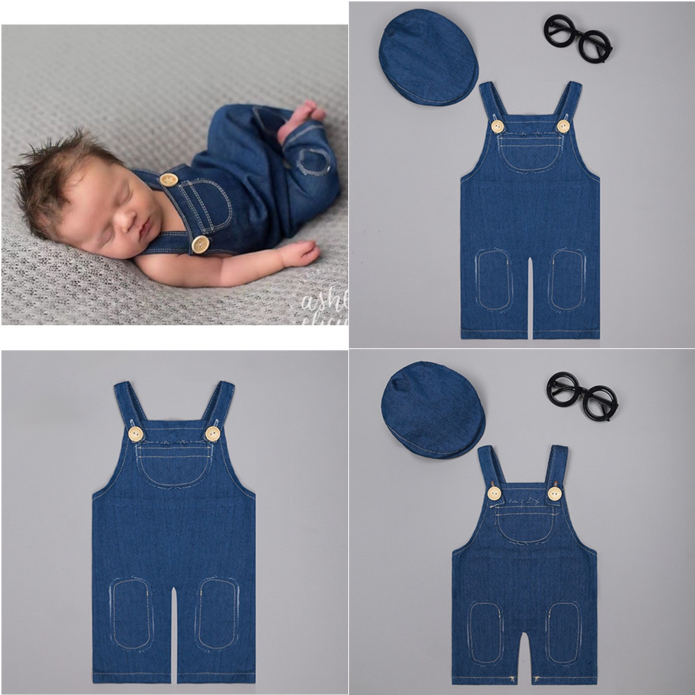 ❤️ Одежда для фотосъемки новор – обзор и цена Baby Overall Denim