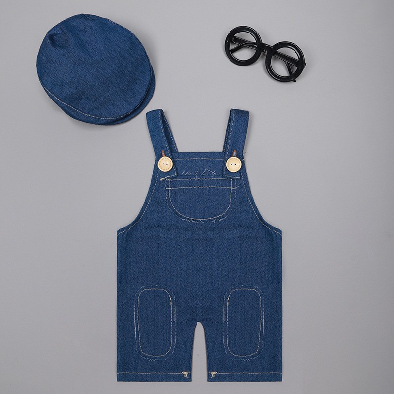 ❤️ Одежда для фотосъемки новор – обзор и цена Baby Overall Denim