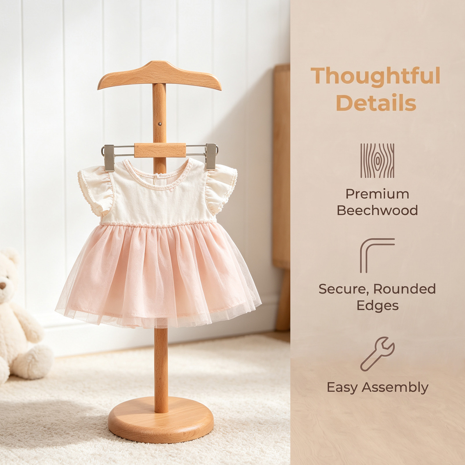 Подставка для демонстрации дет – обзор и цена Baby Clothing Rack For Baby Shower