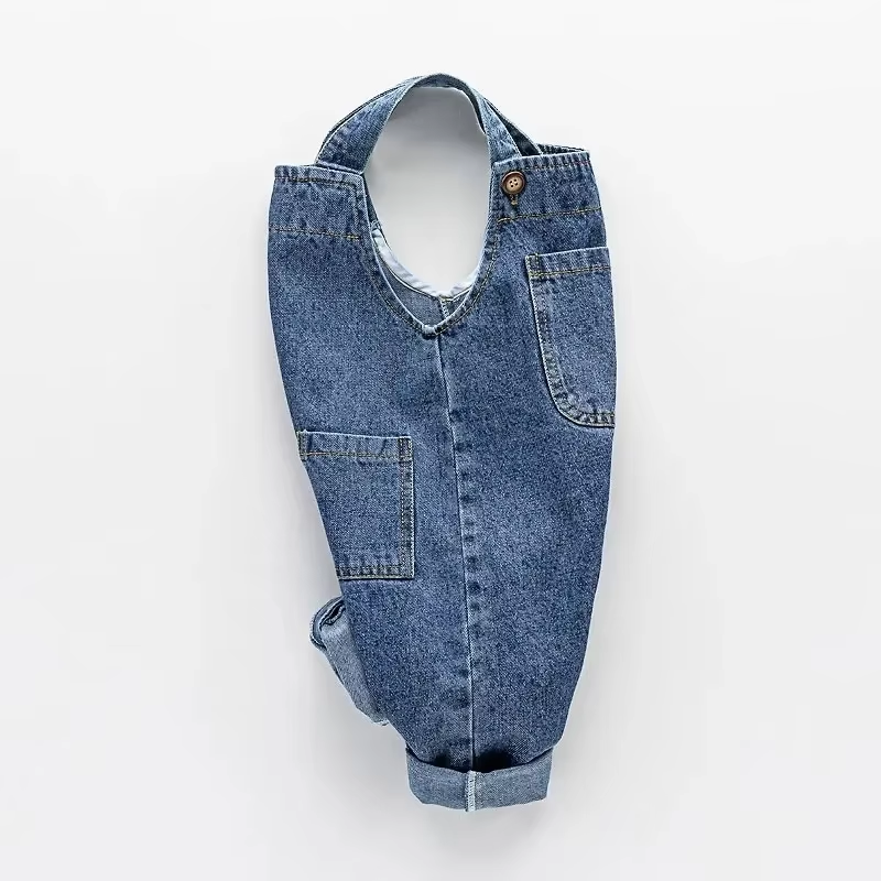 Весенне-осенние новые детские  – обзор и цена Baby Overall Denim