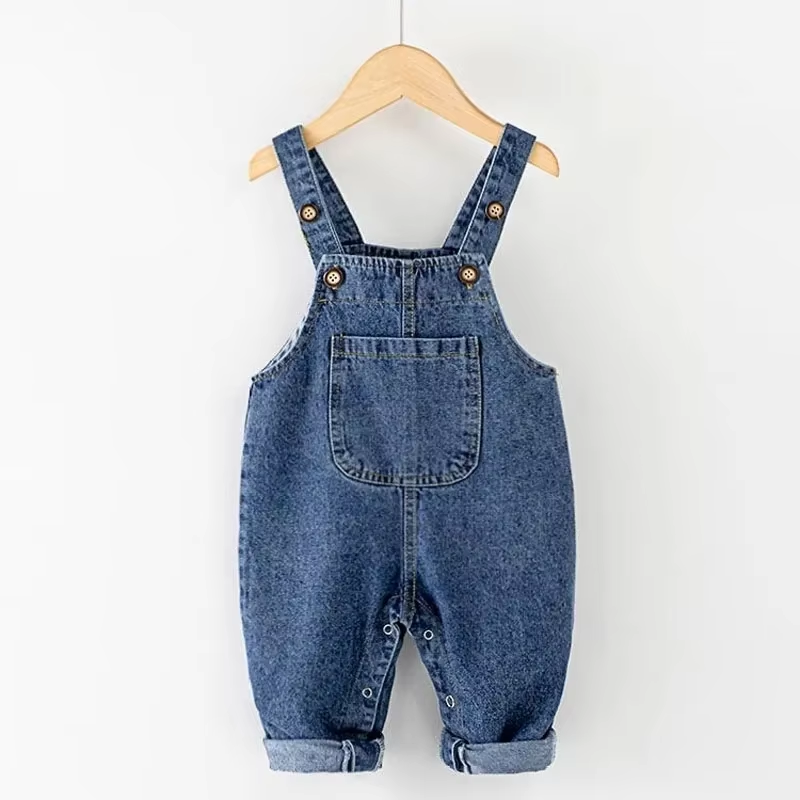Весенне-осенние новые детские  – обзор и цена Baby Overall Denim