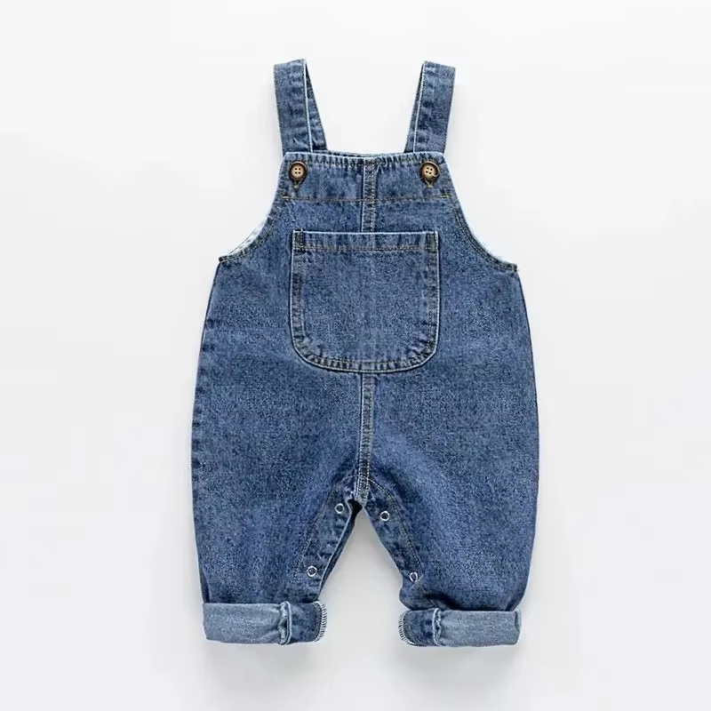 Весенне-осенние новые детские  – обзор и цена Baby Overall Denim