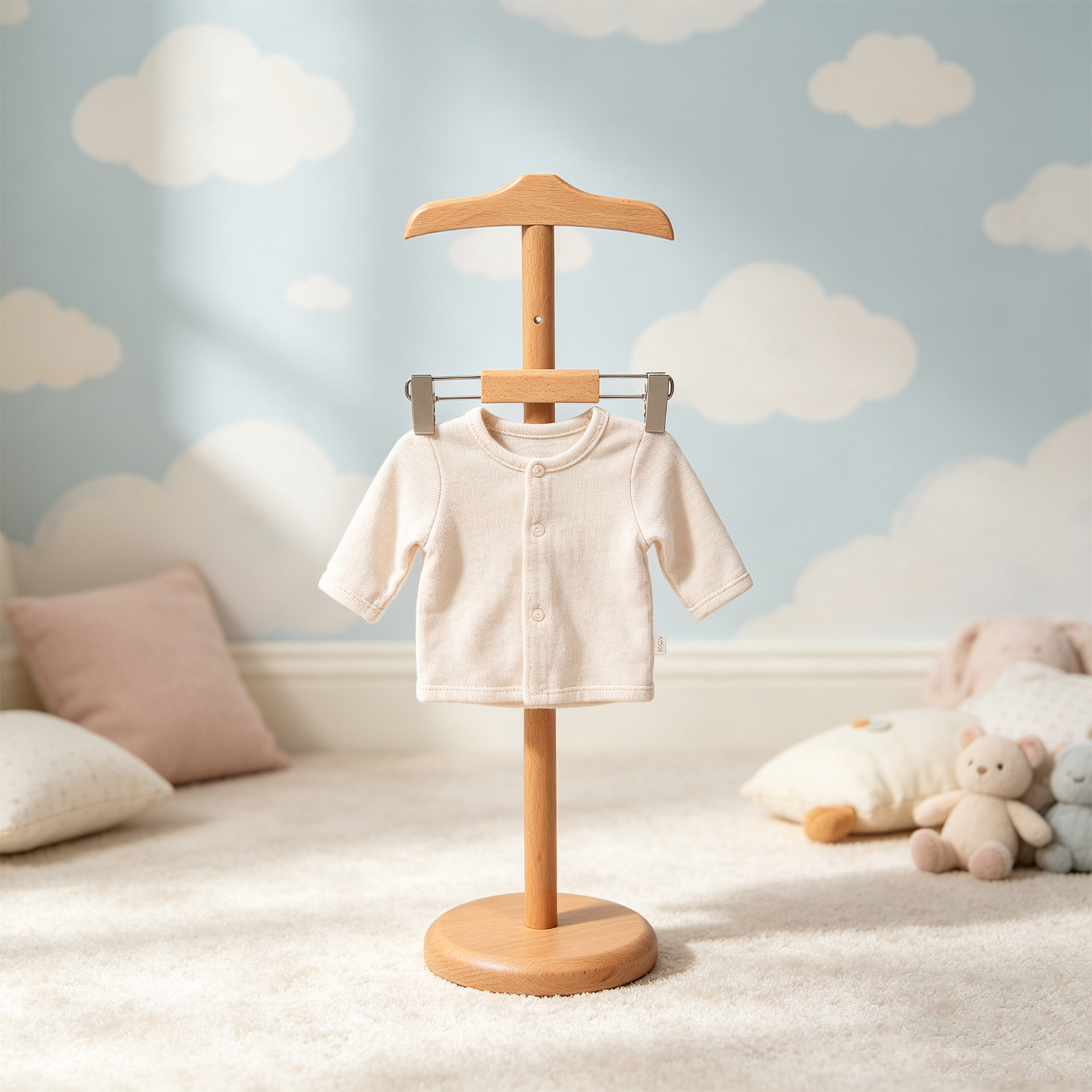 Деревянная стойка для демонстр – обзор и цена Baby Clothing Rack For Baby Shower