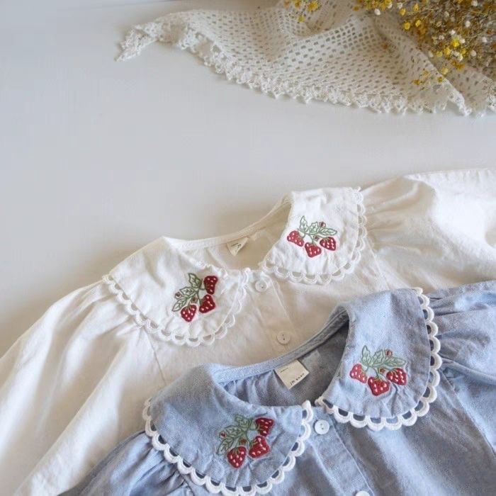Детские вышитые рубашки для де – обзор и цена Baby Clothing Embroidery