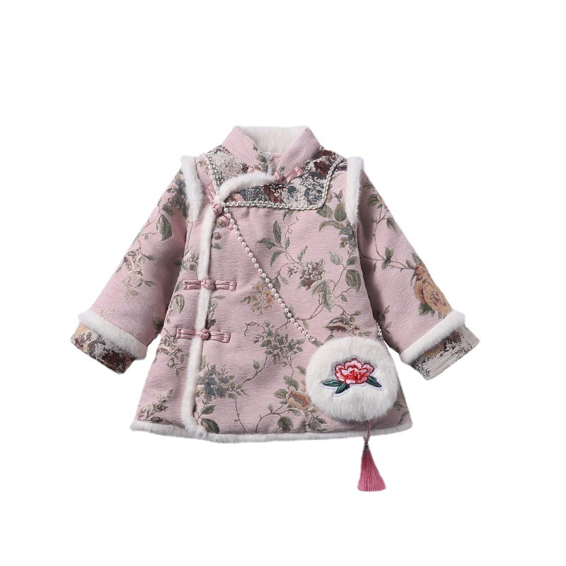 Зимнее платье Hanfu для малень – обзор и цена Baby Clothing Embroidery
