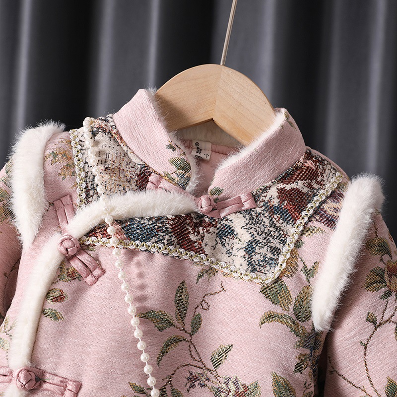 Зимнее платье Hanfu для малень – обзор и цена Baby Clothing Embroidery