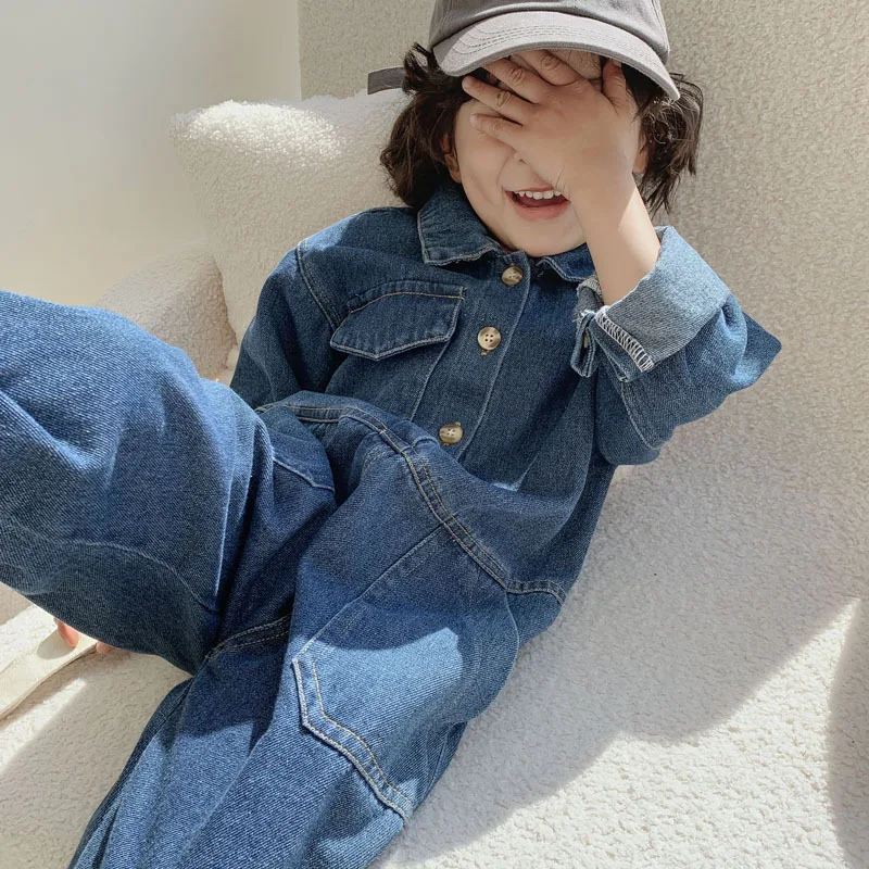Детский джинсовый комбинезон,  – обзор и цена Baby Overall Denim