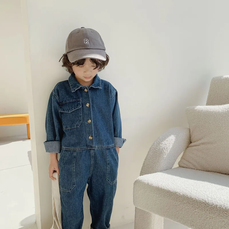 Детский джинсовый комбинезон,  – обзор и цена Baby Overall Denim