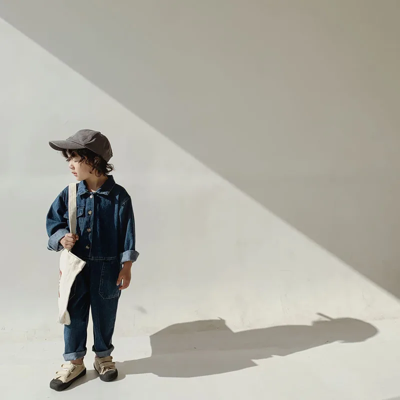 Детский джинсовый комбинезон,  – обзор и цена Baby Overall Denim