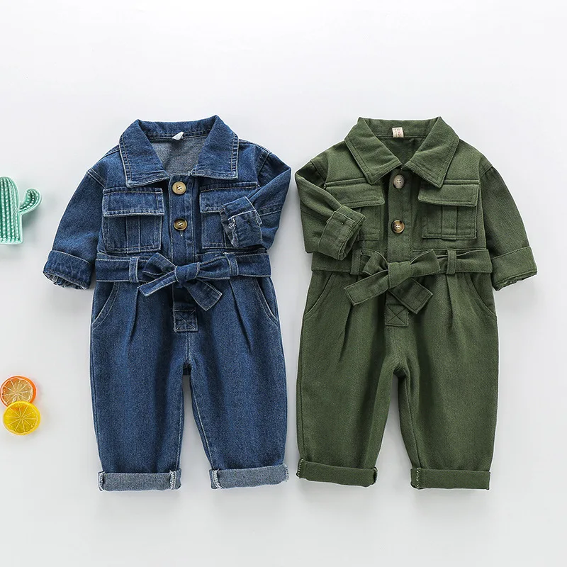456 Весенние детские джинсовые – обзор и цена Baby Overall Denim