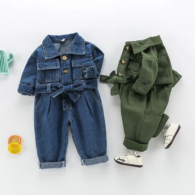 456 Весенние детские джинсовые – обзор и цена Baby Overall Denim