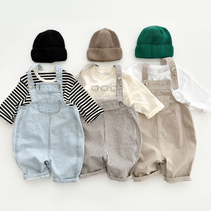 ZOETOPKID Осенний детский джин – обзор и цена Baby Overall Denim