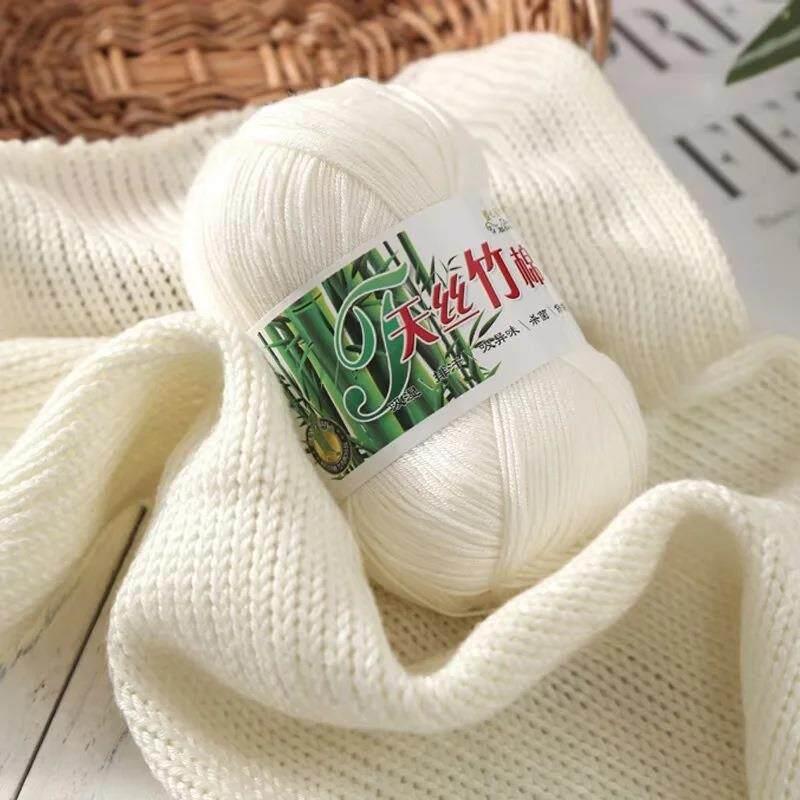 Чистая хлопковая тонкая пряжа  – обзор и цена Baby Clothing Yarn
