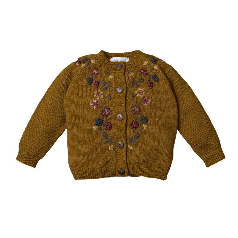 2024 вязаный кардиган для дево – обзор и цена Knit Cardigan Infant